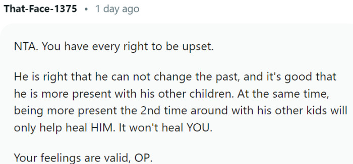 OP has every right to be upset.