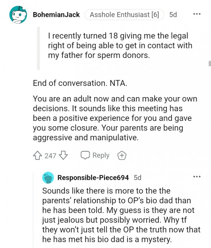 You can make your own decisions