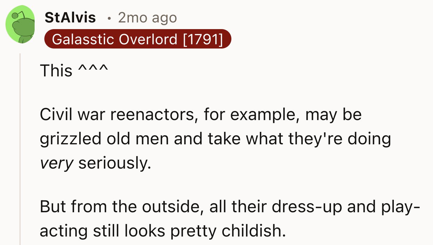 Play-Acting Is Still Childish Behavior