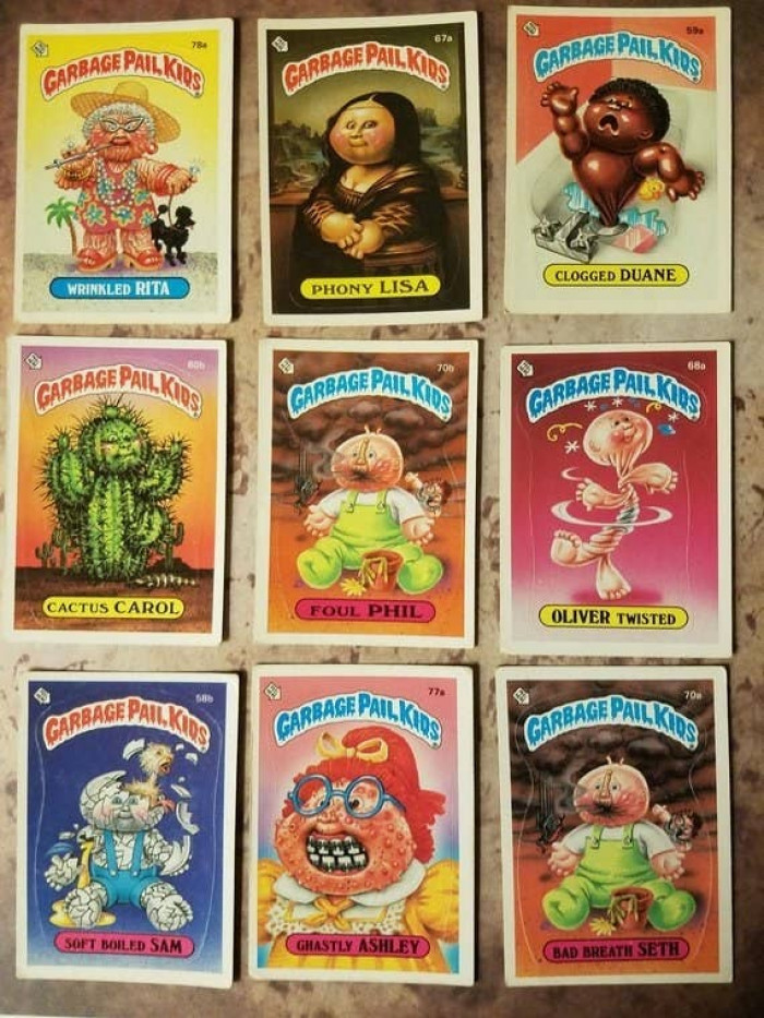 30. Garbage Pail Kids cards were the bomb.