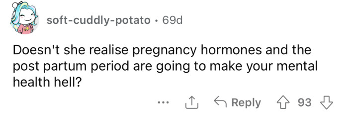 Pregnancy hormones can be tough on your mental health.