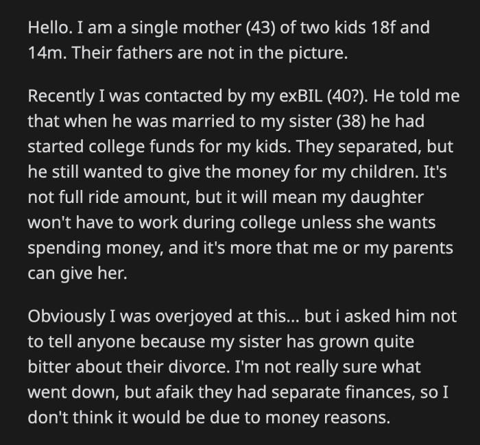They tell OP to sleep with her boss whenever they want takeout. All in good fun, they say. OP quickly grew tired of her family's jokes.