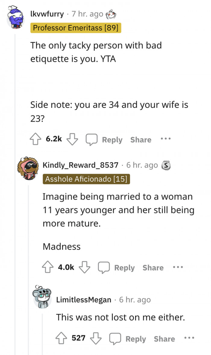 This Was Not Lost on Me Either