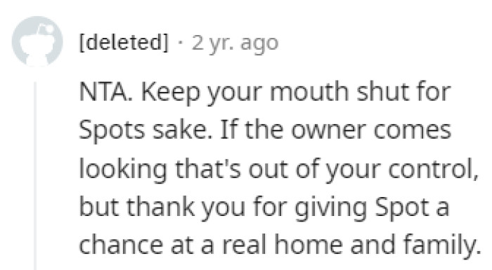 We're all thankful, OP