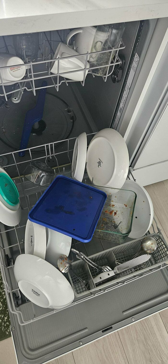 "How My Husband Loads The Dishwasher"