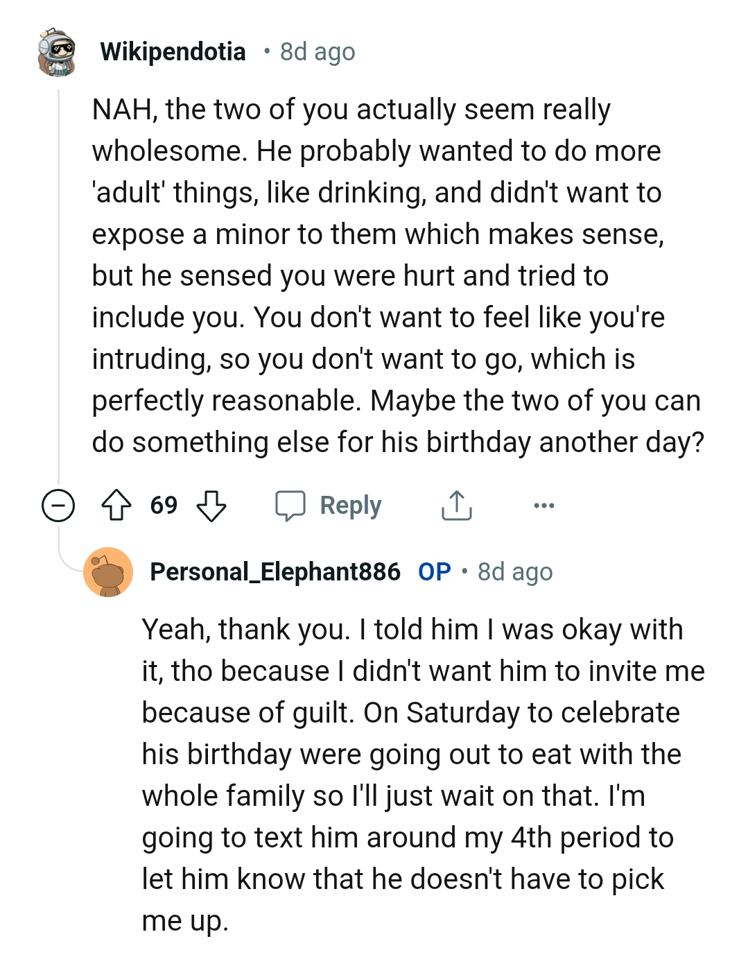 They can do something else