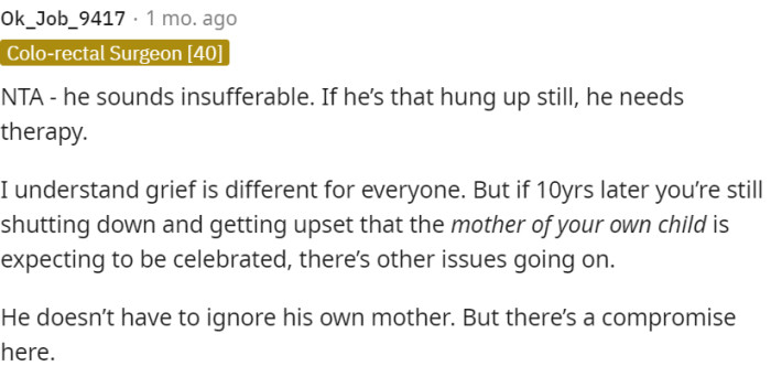 Finding a compromise would be beneficial in this situation.