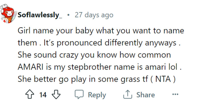 It's your decision to choose the name you want for your baby, and the fact that the pronunciation differs makes a distinction. While similarities may exist, it's important to prioritize your own preferences and not let the opinions of others affect your choice.