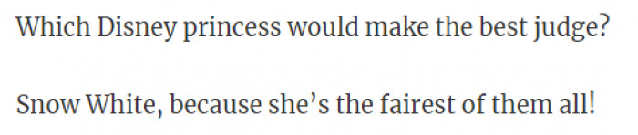 6. The fairest of them all as the judge