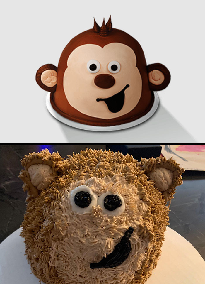 38. The Ice Cream Cake We Ordered vs. What We Received