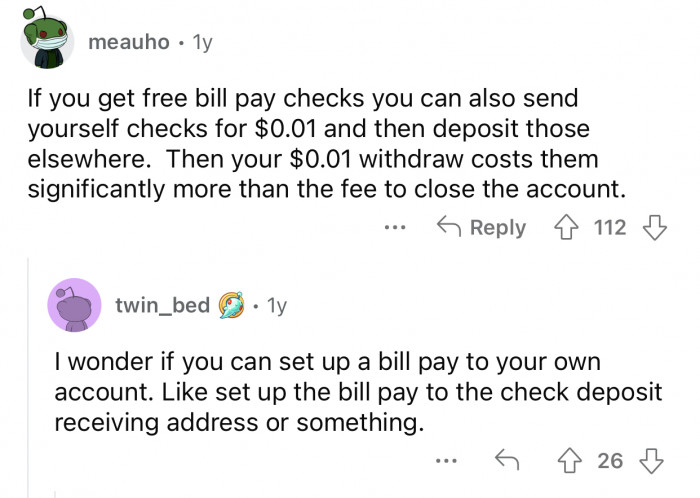 Making it even more expensive for the bank.