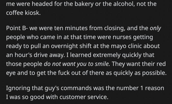 You have to know your market to provide the best service for them