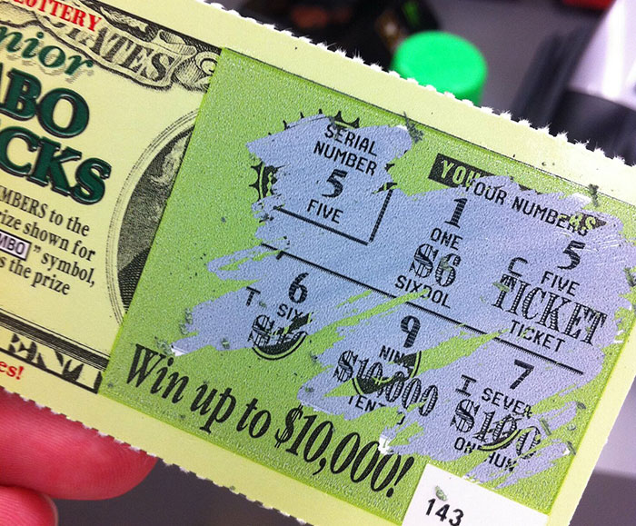 She ain't getting paid to scratch tickets.