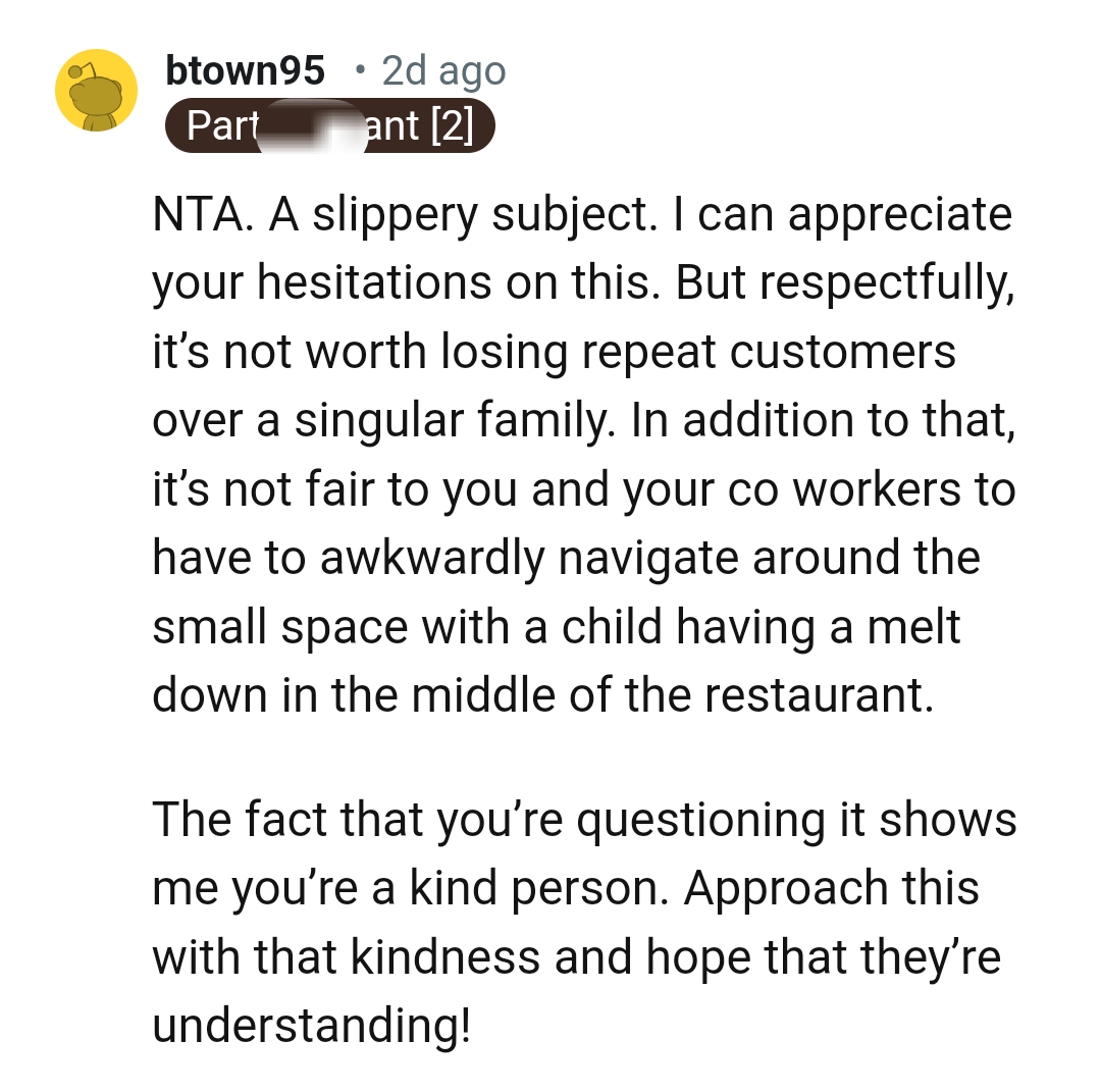 The fact that the OP is questioning it means they're a nice person