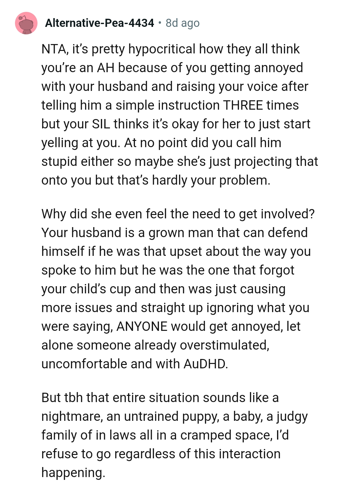 At no point did the OP call him stupid