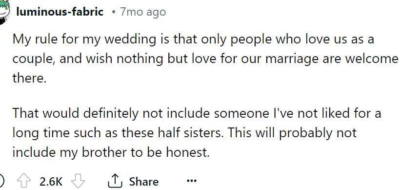 Another Redditor agreed