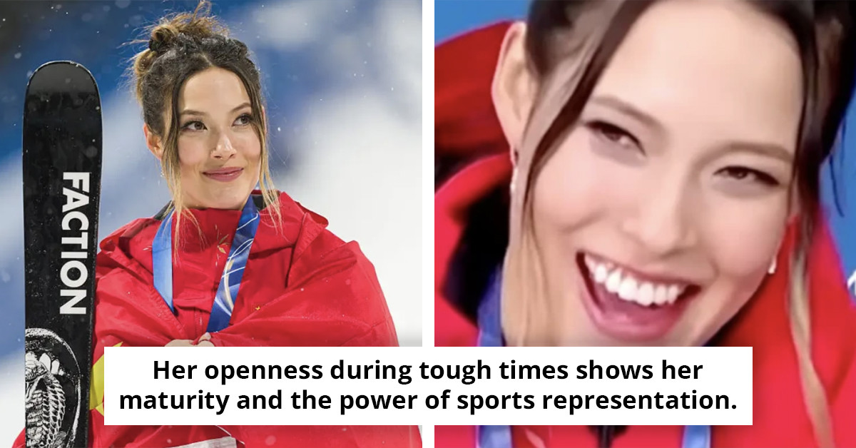 Olympic gold medalist Eileen Gu commended for her impressive response to reporter's 'absurd' inquiry