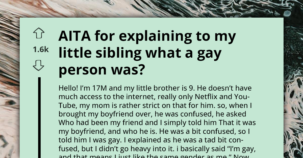 Young Boy Explains Being Gay to Brother, Mother Upset Over Age Appropriateness