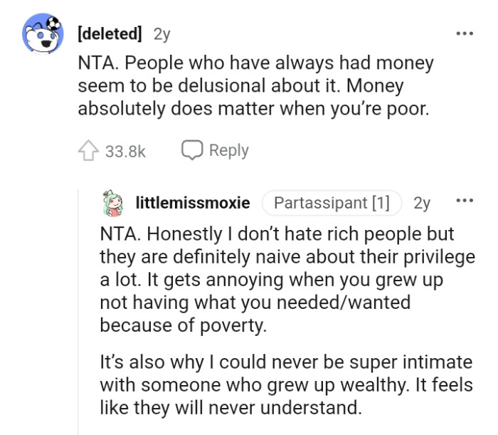 Money Does Matter, Especially When You're Poor