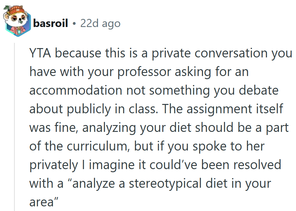 Some thought her point was valid but wished she had handled it privately to avoid escalation.