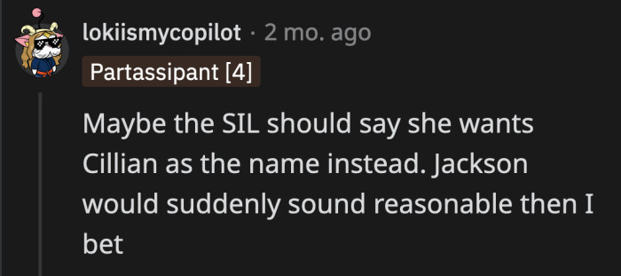 I Would Fear for Sandra If She Ever Suggests This to OP's Brother