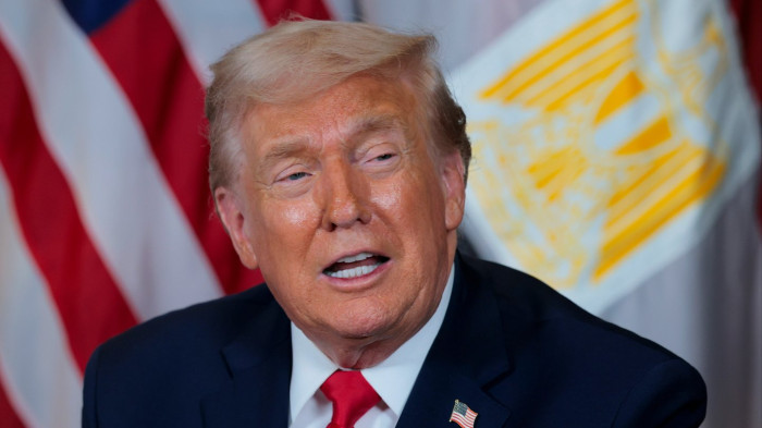 Donald Trump portrait on a newly unveiled US one-dollar coin