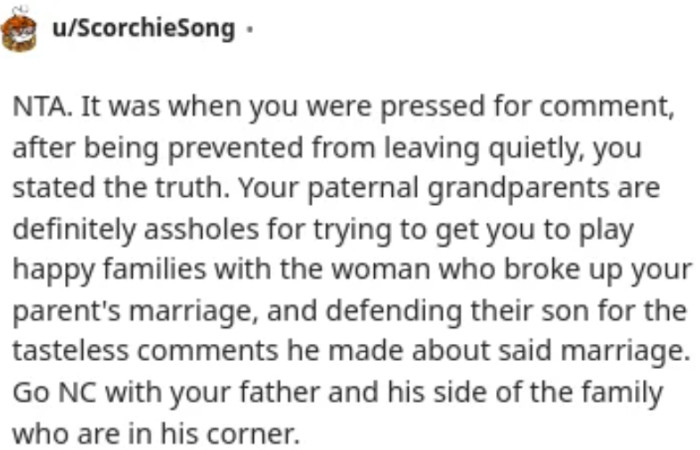 Defending honesty and personal limits.