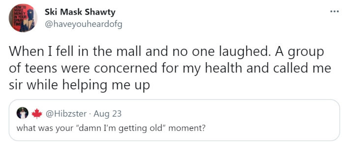 8. When Falling Down Is Not Funny to Anyone Anymore