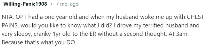 In times of urgency, family support shines.