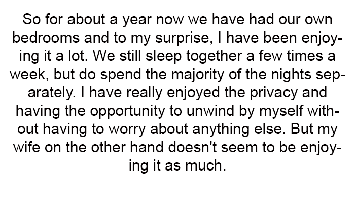 I have really enjoyed the privacy...