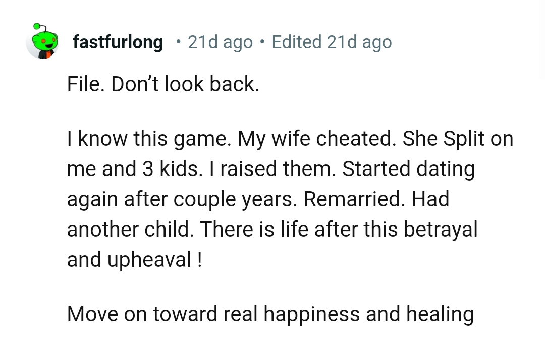 There Is Life After Such a Betrayal