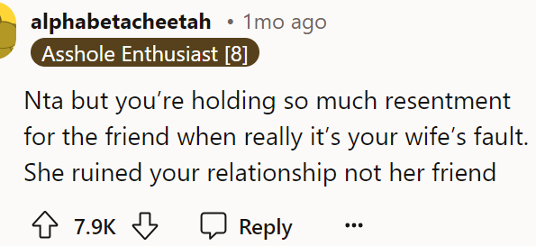 A Redditor said OP is not wrong, but he is angry at the wrong person