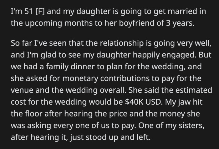 Her daughter called her heartless and unsupportive