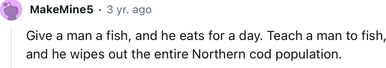 Protect the Northern Cod population at all costs