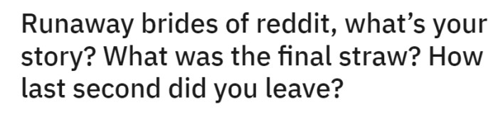 Let's dive right into this question and see some of the most interesting responses...