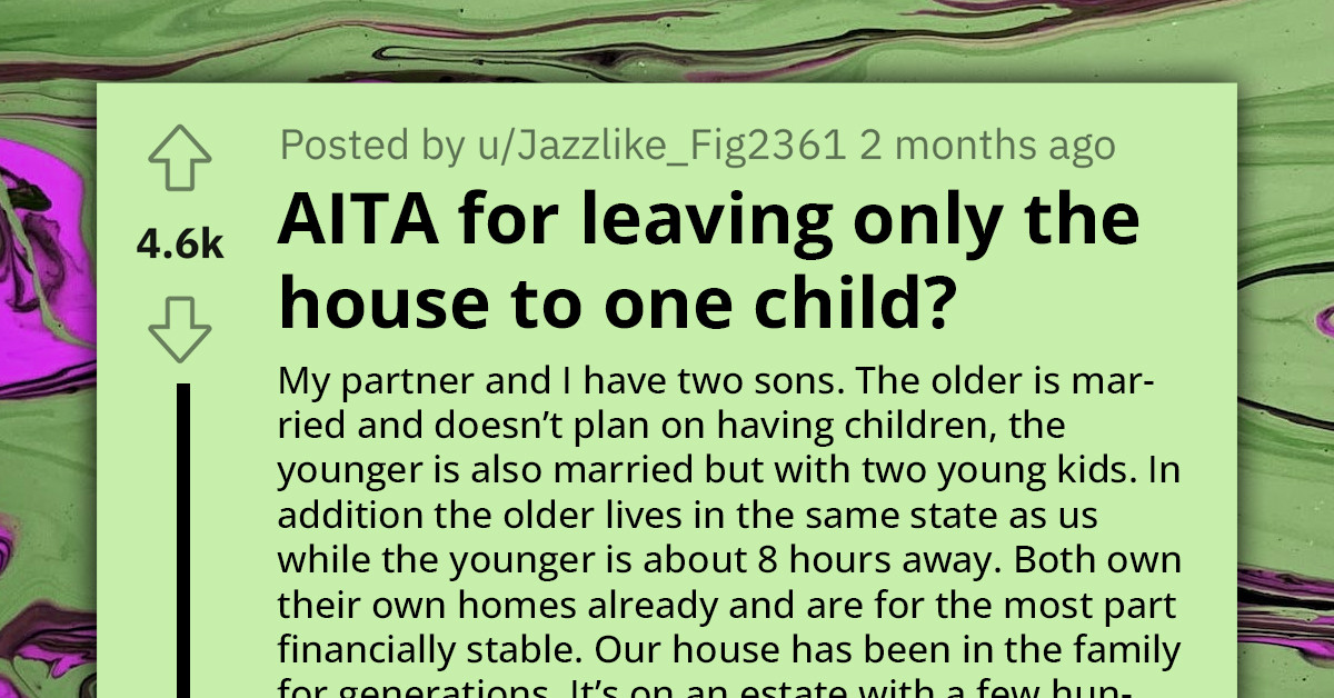 Parents Struggle To Find Fair Solution For $3 Million Family Home As Neither Of Their Two Sons Wants It