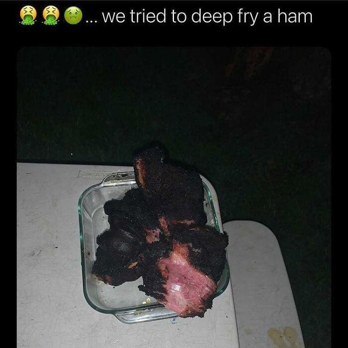 Who even has a deep fryer or pan big enough to deep fry a whole pan? Because I don't.