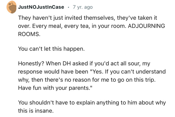 “They haven't just invited themselves; they've taken it over.”