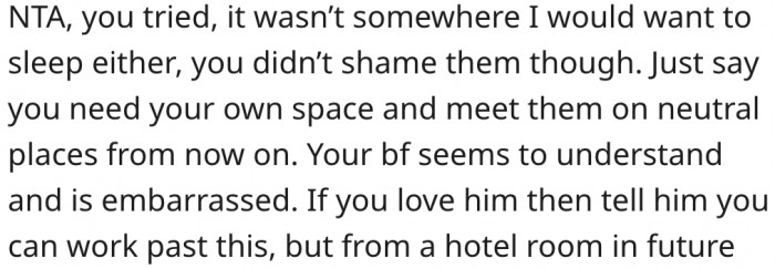 19. She should meet them in neutral places henceforth.