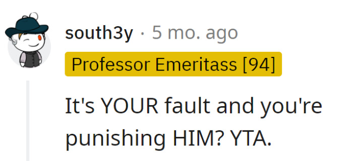 Blaming the detective for the crime, Sherlock? Time to swap roles in this whodunit parenting plot.