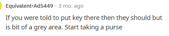 It is a bit of a grey area, which makes this whole situation complicated and awkward for her to ask them for payment.