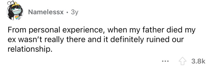 It could ruin your relationship.