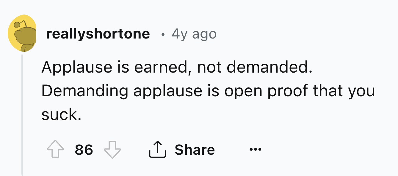 It's open proof that you suck!