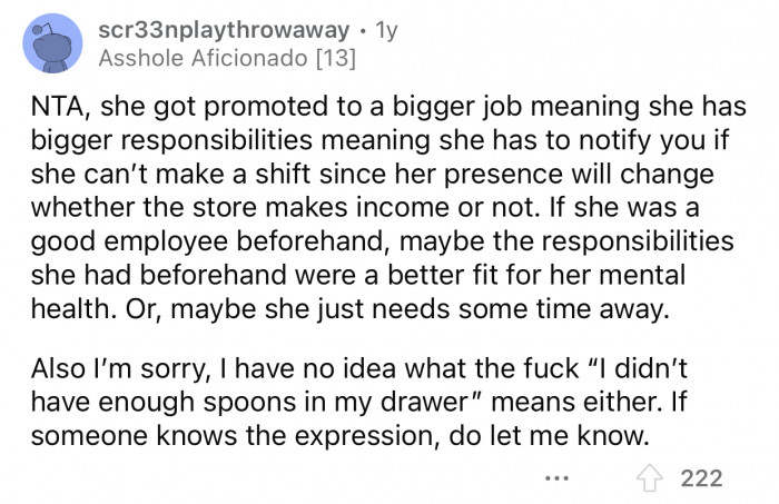 OP's employee could need some time away.