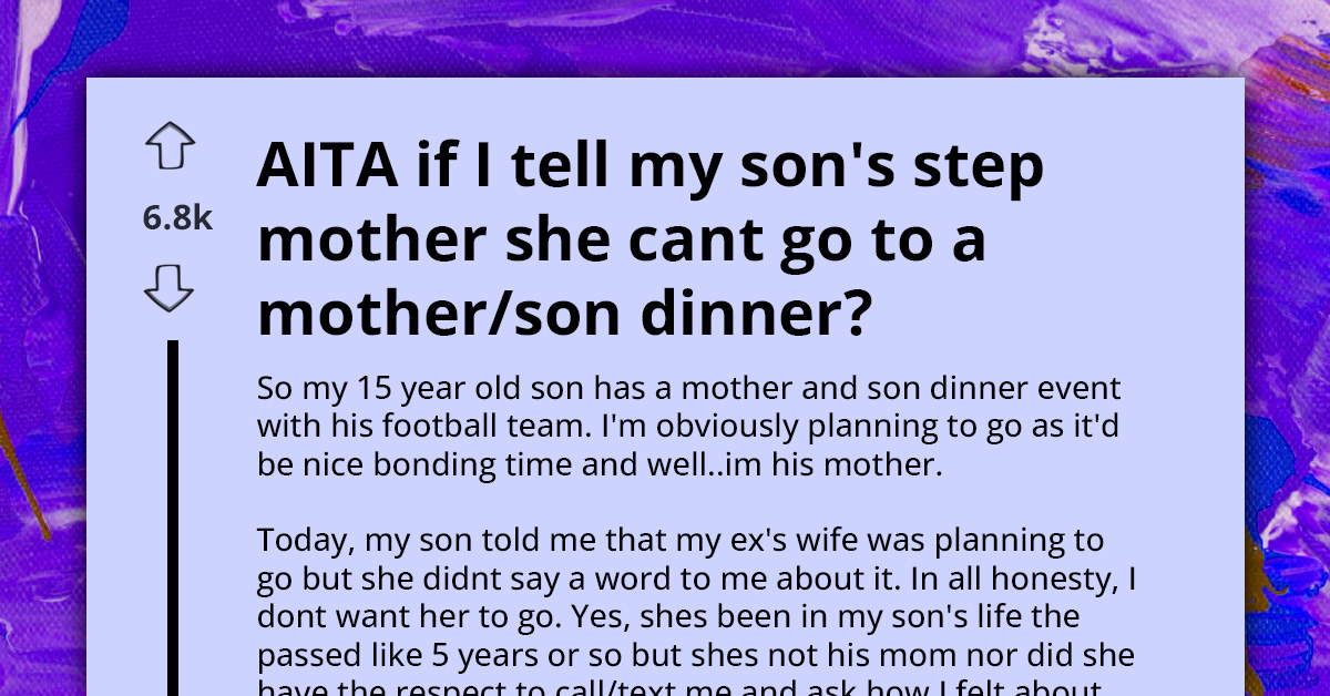 Blended Family Drama Erupts Over Who Belongs at Mother-Son Celebration