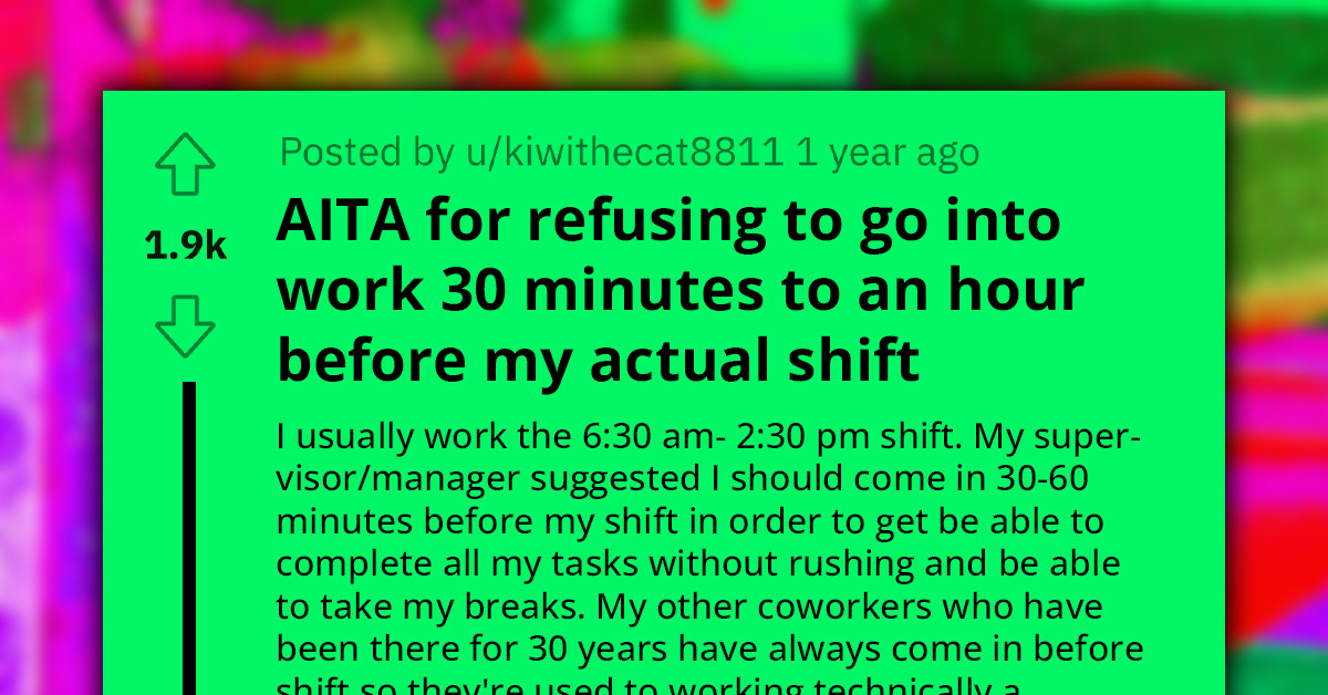 Redditor Reveals Boss's Call To Clock In An Hour Ahead Of Their Shift — Netizens Raise Eyebrows Over Potential Wage Theft