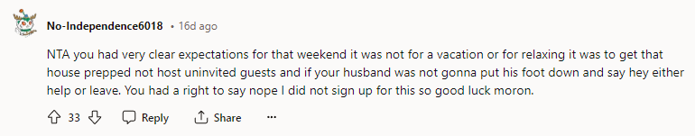 You Had Clear Expectations