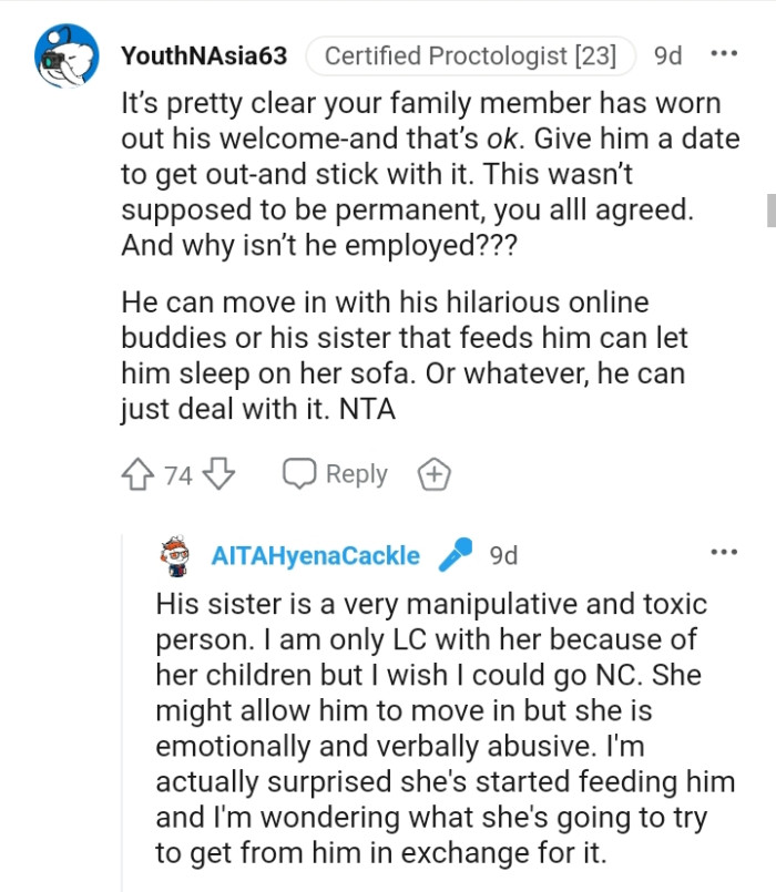 And the comments roll in...