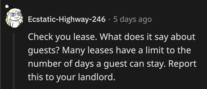 Did OP and her two housemates get a vote when John moved his girlfriend in?