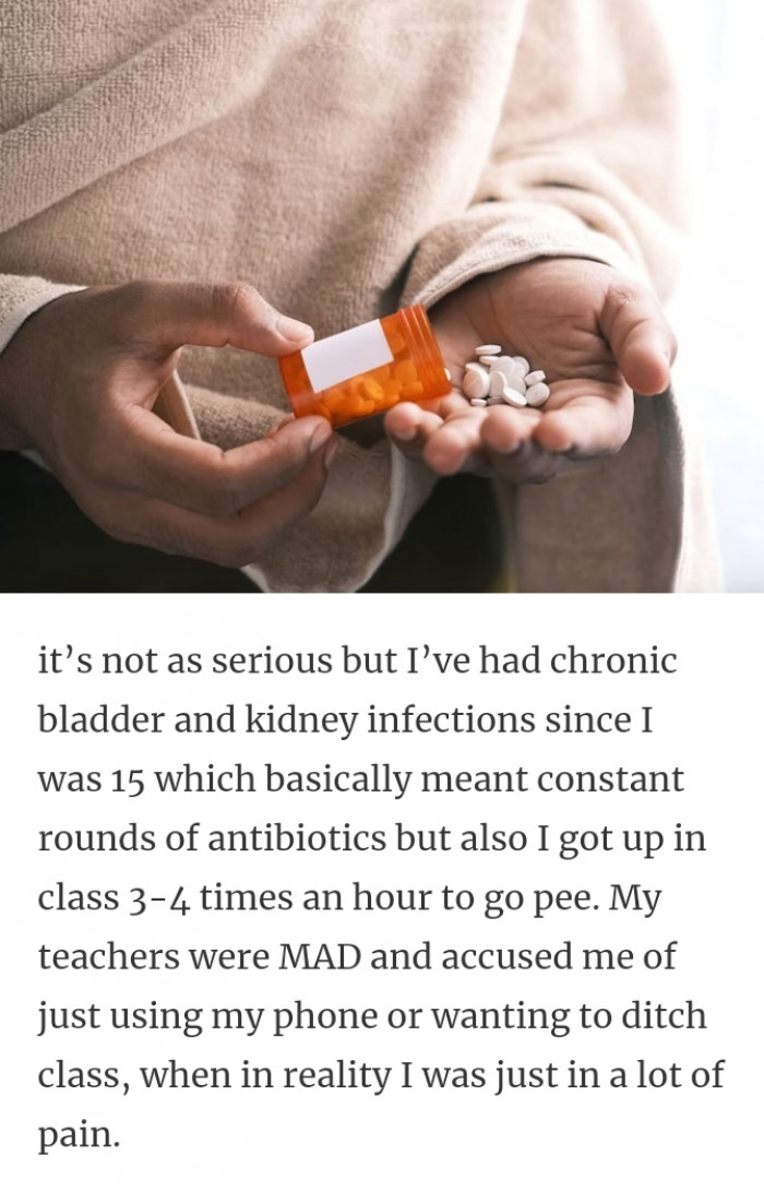 19. Chronic bladder and kidney infections